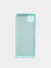 Небесно-голубой чехол Samsung Galaxy A22s  / A22 5G, Галакси А22с силиконовый, цветной с мягким подкладом