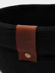 Черный корзина для дома MOOD IS JUTE, универсальная, хлопок, ручная работа