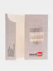 Фиолетовый набор игл швейных, ручных, 10 штук