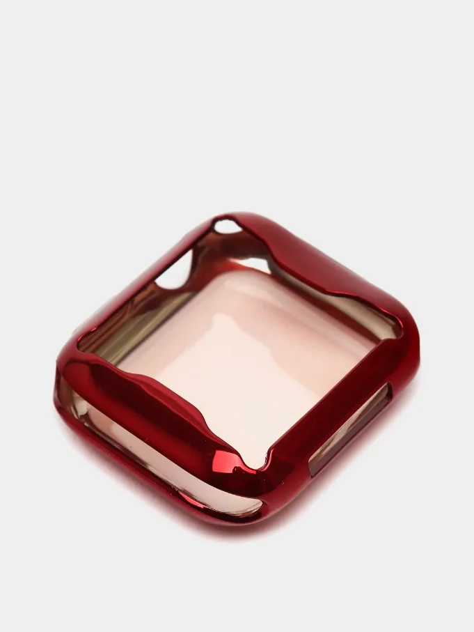 Красный чехол для Apple Watch