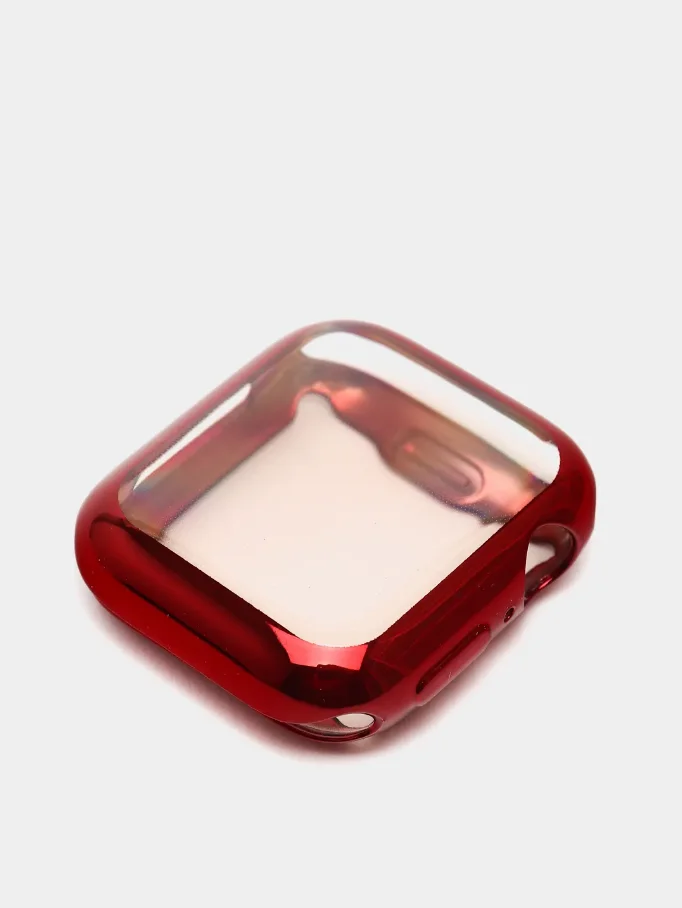 Красный чехол для Apple Watch