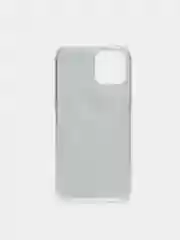 Синий чехол для iPhone 12/12 Pro/12 Mini с цветочным узором, блестки