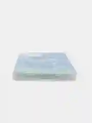 Синий чехол для iPhone 12/12 Pro/12 Mini с цветочным узором, блестки