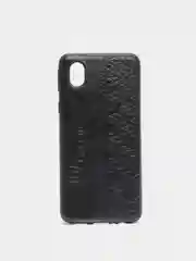Черный чехол Samsung Galaxy A01 Core, Самсунг Галакси А01 Кор из экокожи Baseus