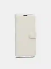 Белый чехол-книжка Samsung M31 с магнитной застежкой