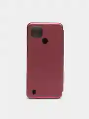 Бордовый чехол-книжка для Realme C21 2021