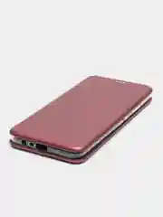 Бордовый чехол-книжка для Realme C21 2021