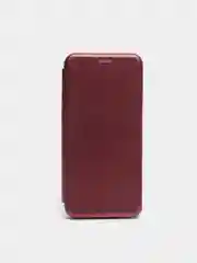 Бордовый чехол-книжка для Realme C21 2021