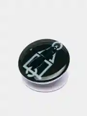 Белый попсокет для смартфона "Игра в кальмара"