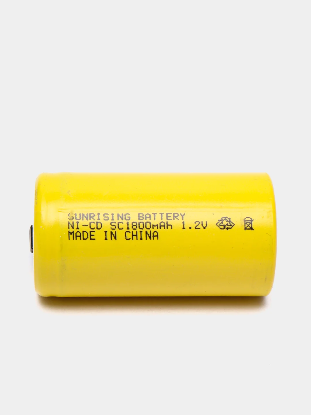Аккумулятор Ni-Cd SC 1800mah 1.2V, пластиковая оболочка с лепестками (факт. 1900-2000mah)
