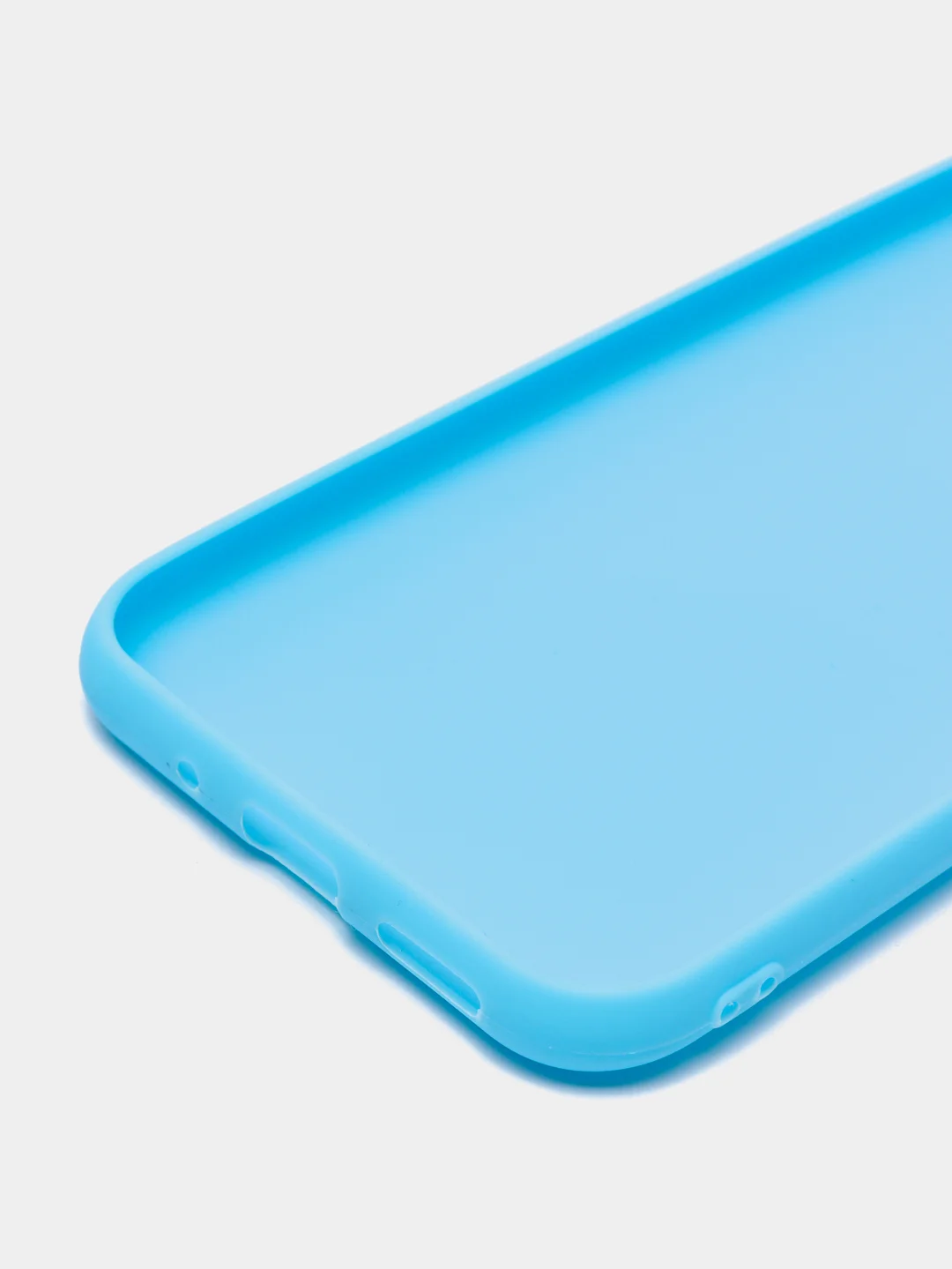 Голубой чехол Honor 8S / Хонор 8S Prime / Huawei Y5 2019, Хонор 8С силиконовый цветной матовый