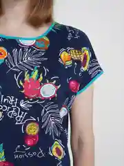 Черный пижама для дома женская, комплект: футболка и шорты, 100% хлопок, размер 42-52