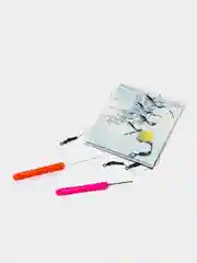 Карповые поводки с волосяной оснасткой+ игла и сверло для бойлов,оснащенные волос протяжка