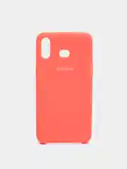 Коралловый чехол силиконовый Silicone Cover Case для Samsung Galaxy A6S, M20