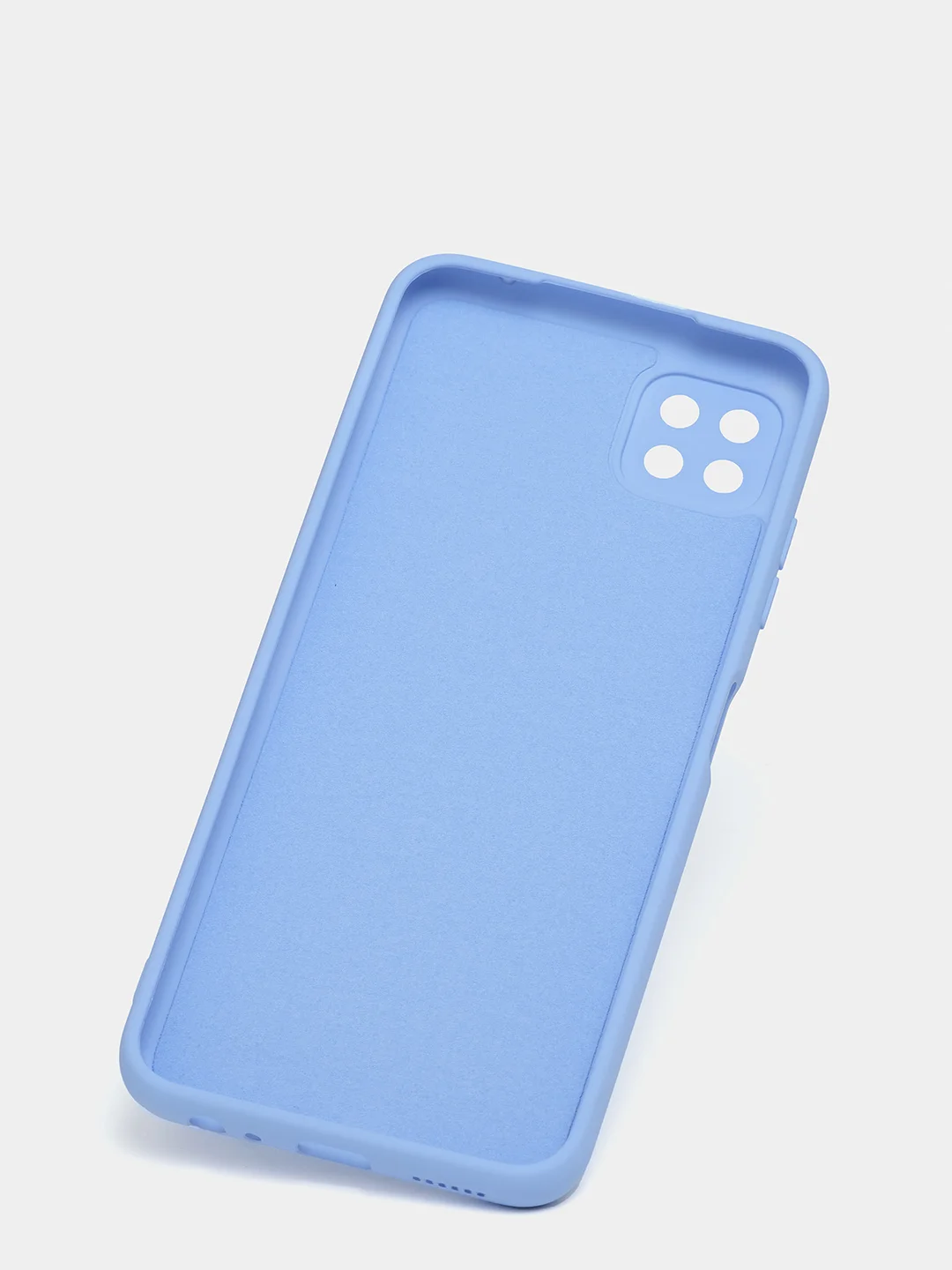 Голубой чехол для Samsung Galaxy A22s, силиконовый