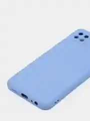 Голубой чехол для Samsung Galaxy A22s,  силиконовый
