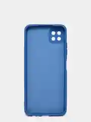 Темно-синий чехол для Samsung Galaxy A22s,  силиконовый