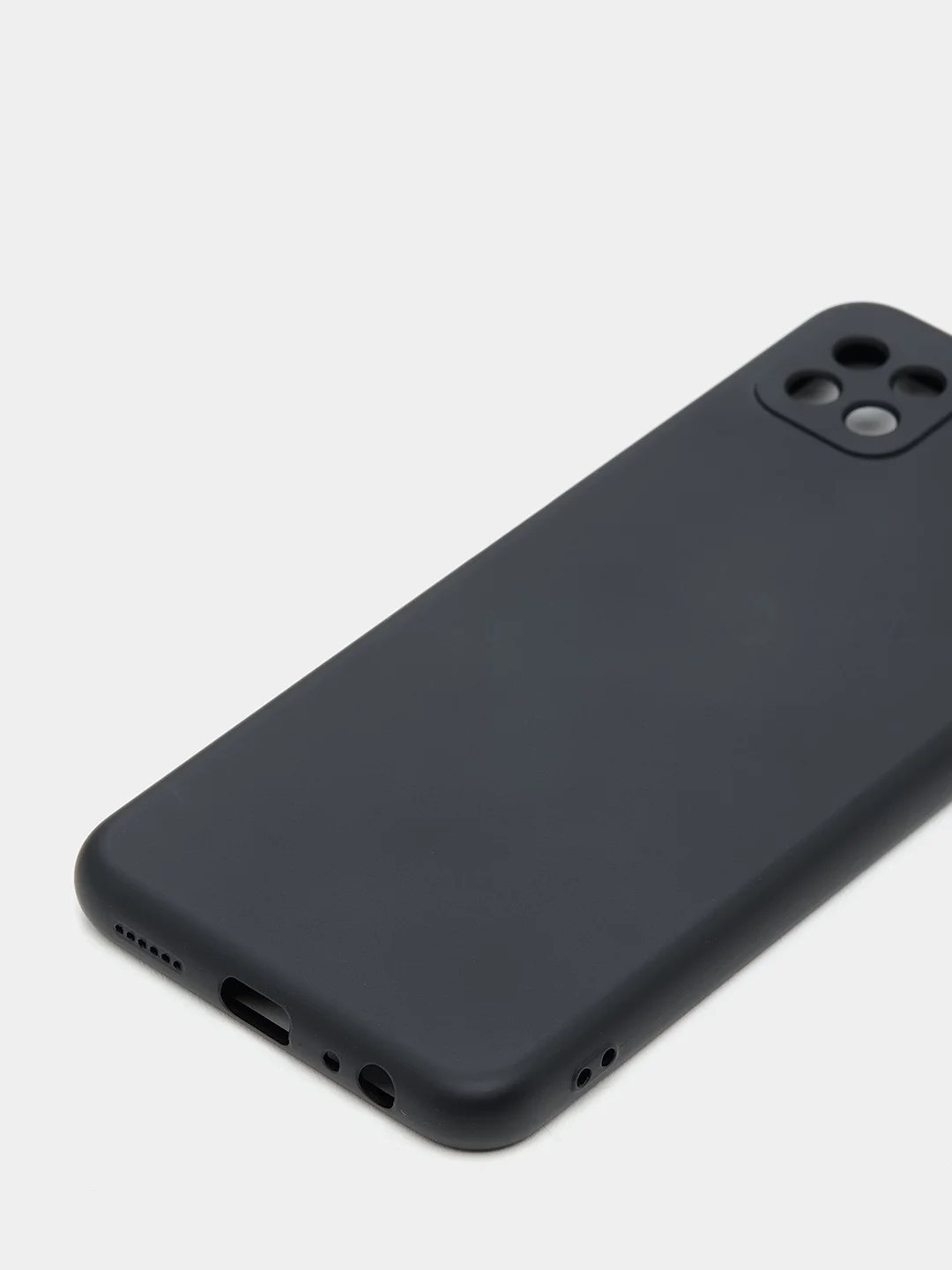 Черный чехол для Samsung Galaxy A22s, силиконовый