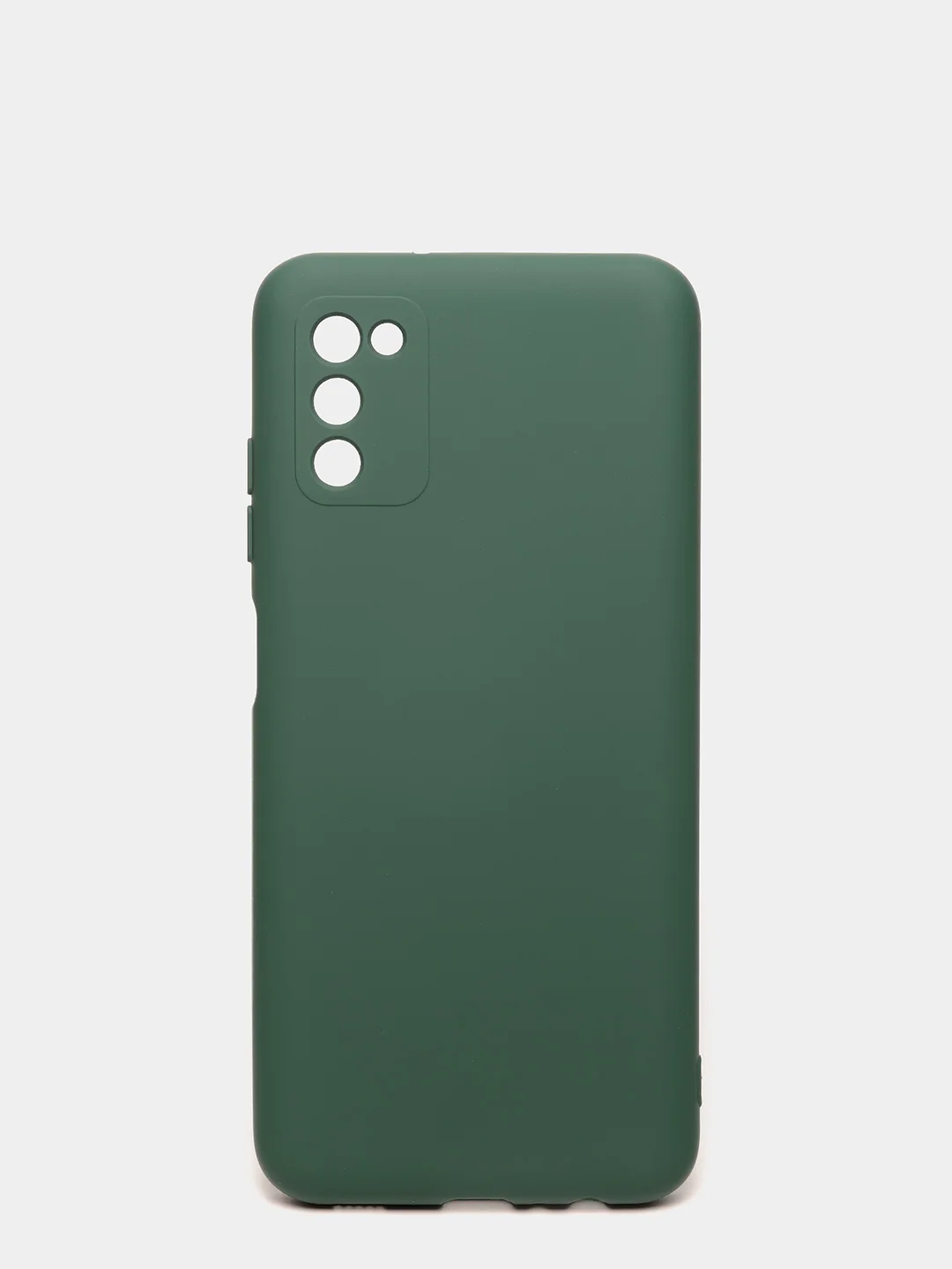 Зеленый чехол Samsung Galaxy A03s силиконовый