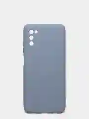 Серый чехол Samsung Galaxy A03s силиконовый