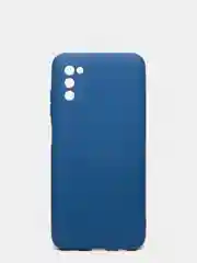 Темно-синий чехол Samsung Galaxy A03s силиконовый