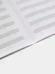 Фиолетовый тетрадь для нот / нотная, 12 листов, А4 вертикальная, музыкальная школа