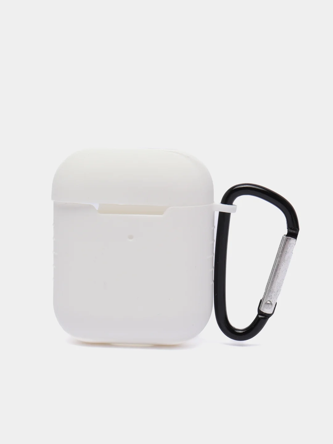 Белый силиконовый чехол для беспроводных наушников AirPods 1, AirPods 2
