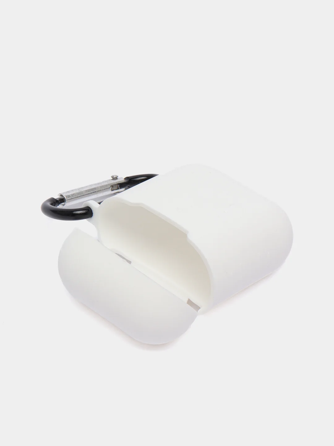 Белый силиконовый чехол для беспроводных наушников AirPods 1, AirPods 2