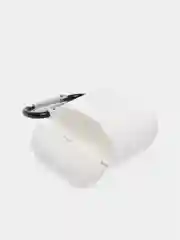 Белый силиконовый чехол для беспроводных наушников AirPods 1, AirPods 2
