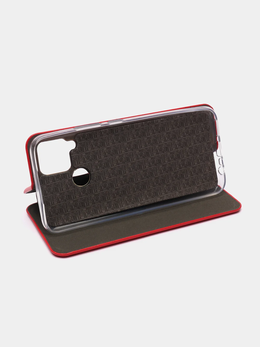 Красный чехол-книжка для Realme C15 / C12 / C25 / C25S