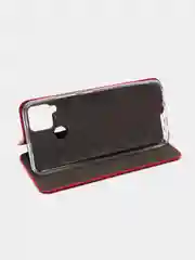 Красный чехол-книжка для Realme C15 / C12 / C25 / C25S