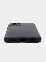 Темно-синий чехол для Redmi Note 10 силиконовый, имитация кожи