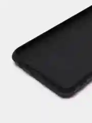 Темно-синий чехол для Redmi Note 10 силиконовый, имитация кожи