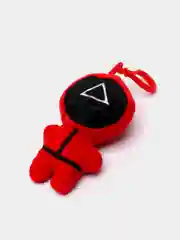 Алый мягкая игрушка-брелок Игра в кальмара, 11 см