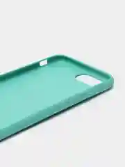 Бирюзовый чехол для iPhone "ECO" биоразлагаемый, 6/6s 7/8 Plus 11 XS max XR 12 Pro mini 13 Pro Max