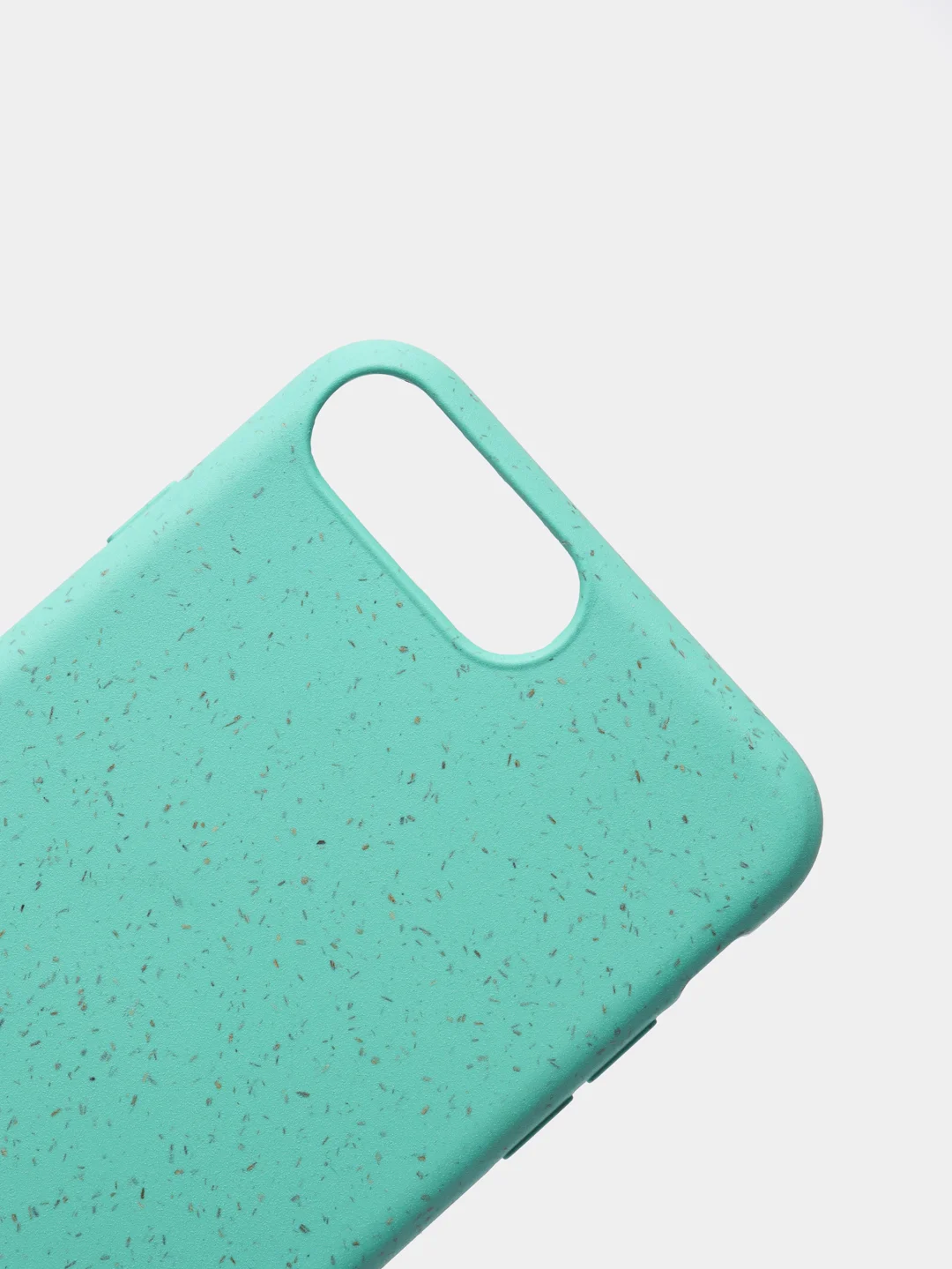 Бирюзовый чехол для iPhone "ECO" биоразлагаемый, 6/6s 7/8 Plus 11 XS max XR 12 Pro mini 13 Pro Max