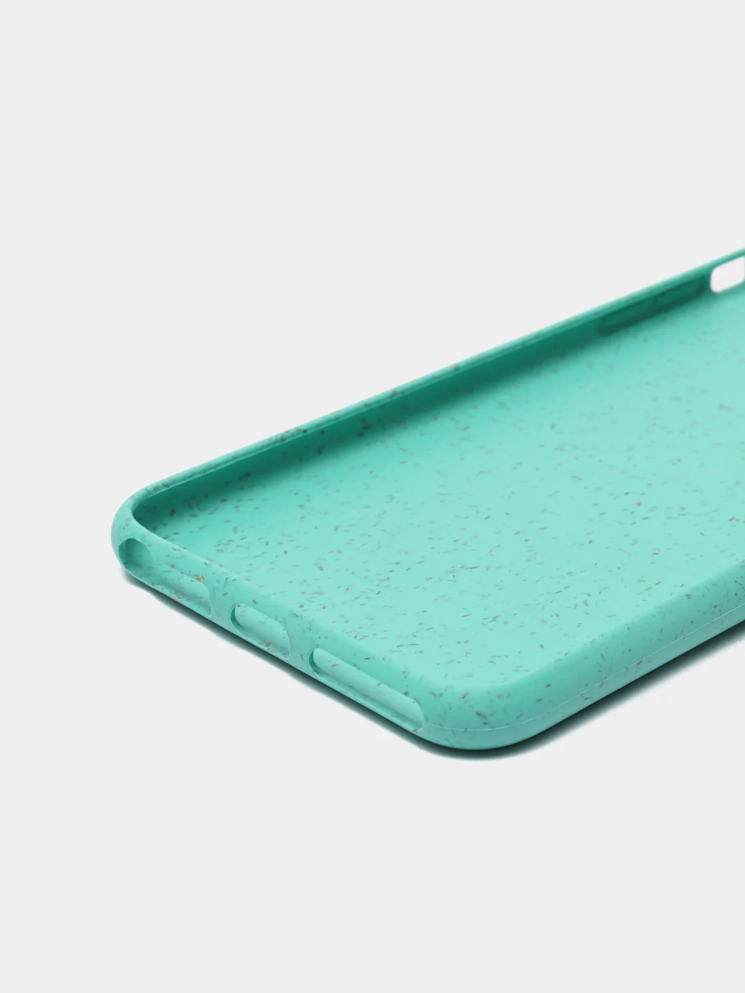 Бирюзовый чехол для iPhone "ECO" биоразлагаемый, 6/6s 7/8 Plus 11 XS max XR 12 Pro mini 13 Pro Max
