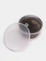 Фиолетовый прозрачный слайм с фруктами