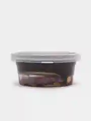 Фиолетовый прозрачный слайм с фруктами