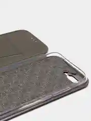 Серый чехол-книжка Huawei Honor 10, Хуавей Хонор 10