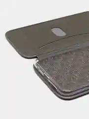 Серый чехол-книжка Huawei Honor 10, Хуавей Хонор 10