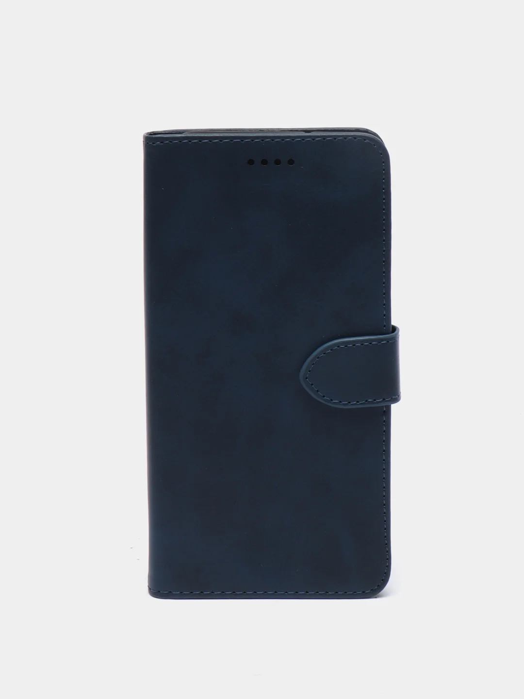 Темно-синий кожаный PU чехол книжка Samsung Galaxy A12 / M12 , Самсунг Галакси А12/ М12