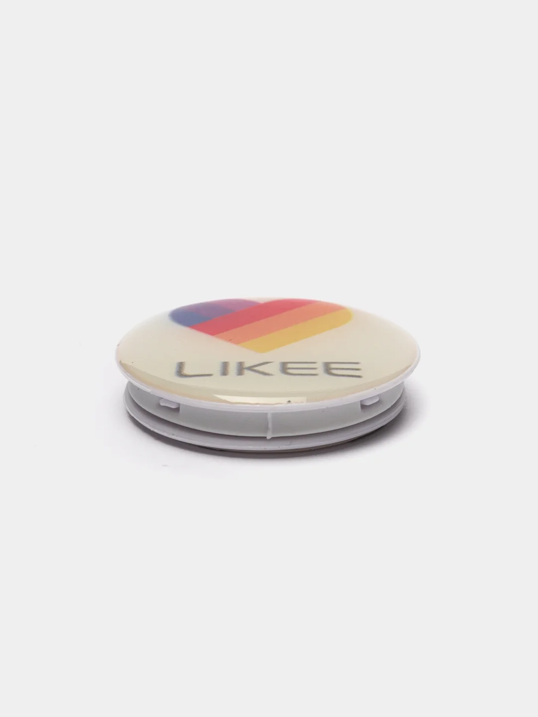 Бежевый меланж попсокет-держатель для смартфона Like