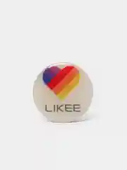 Бежевый меланж попсокет-держатель для смартфона Like