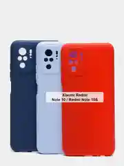Голубой чехол силиконовый для Xiaomi Redmi 9T Note 7 8 10 Pro Max 10S