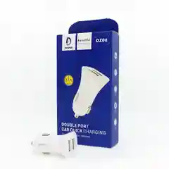 Автомобильное зарядное устройство Denmen DZ06/DZ06V + кабель Micro, 2 USB, 3.1A, 1 м