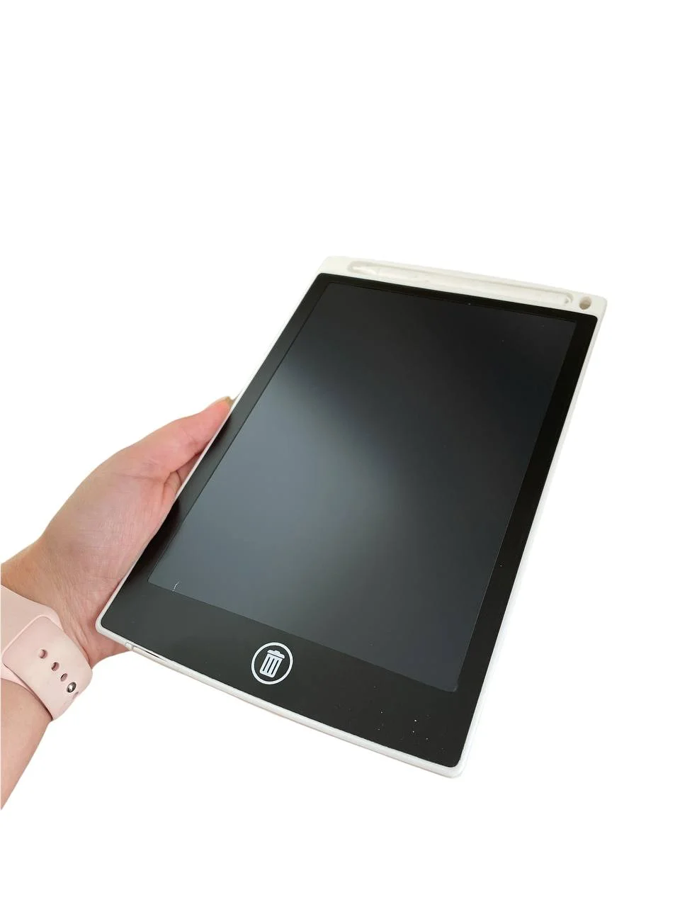Белый планшет графический для рисования LCD со стилусом