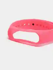 Розовый силиконовый ремешок для фитнес-браслетов Xiaomi Mi Band 3/4