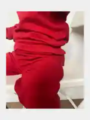 Красный костюм спортивный детский, без начеса