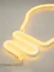 Бежевый меланж неоновый светильник-ночник светодиодный LED